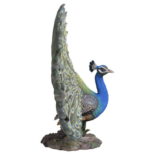 Large Peacock Sculpture for the home or garden side view